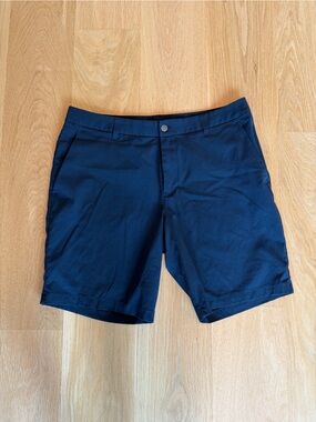 Lulu Lemon ABC Classic-Fit WovenAir 9” Shorts Navy Blue 36